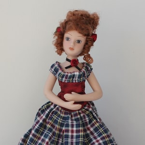 Handcrafted porcelain doll - Ladies of the era - Cousin Betta (Honore de Balzac &quot;Cousin Betta&quot;)12