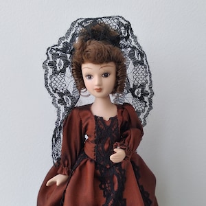 Handcrafted porcelain doll - Pepita Jimenez 16
