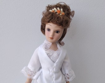 Handcrafted porcelain doll - Anna Eliot (Jane Austen&#39;s Reasoning Reason) 23