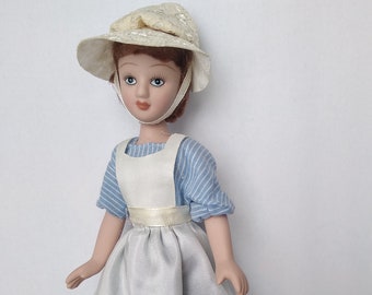 Handcrafted porcelain doll - Ladies of the era- Amy Dorrit (Charles Dickens &quot;Little Dorrit&quot;) 52