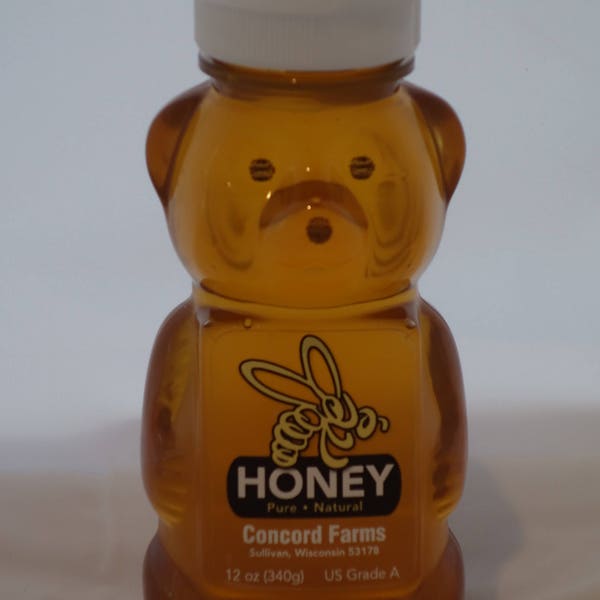 12oz Raw Wisconsin honey