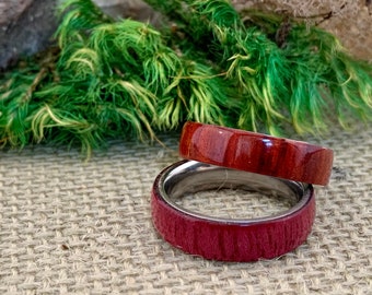 Wooden Wedding Band, 6mm