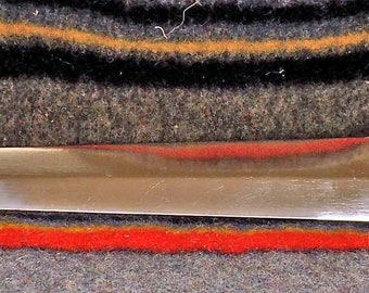 Arkansas Toothpick with Tiger Wood and Pewter Hilt