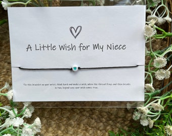 A little wish for my Niece wish bracelet