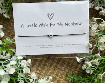 A little wish for my Nephew wish bracelet