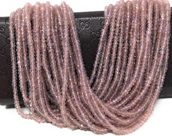 Pink / Purple Chalcedony Beads, Gemstone Beads, Jewelry Supplies for Jewelry Making, Wholesale Beads, Bulk Beads, 3.5- 4.5mm, 13" Strand