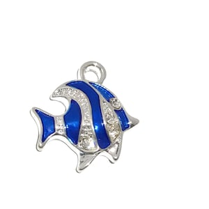 Silver Fish Charms, Fish Charms, Ocean Charms, Beach Charms, Silver Charms, DIY Jewelry, Jewelry Findings, Jewelry Supplies, Animal Charms