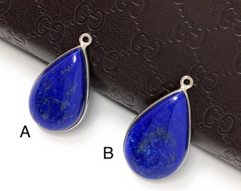 Lapis Lazuli Edelstein Charme, DIY Schmuckherstellung, Schmuckzubehör