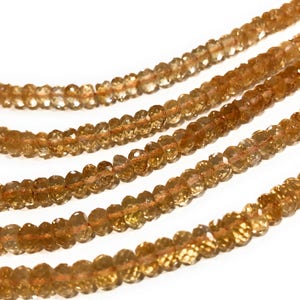 Citrine Gemstone Beads, Natural Citrine Beads, Jewelry Supplies for DIY Jewelry Making, Wholesale Bulk Beads, 5mm-5.5mm