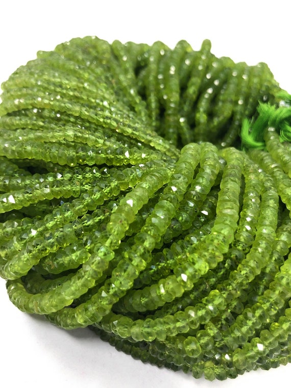 Natural Peridot Gemstone Beads, Genuine Gemstone Wholesale Beads