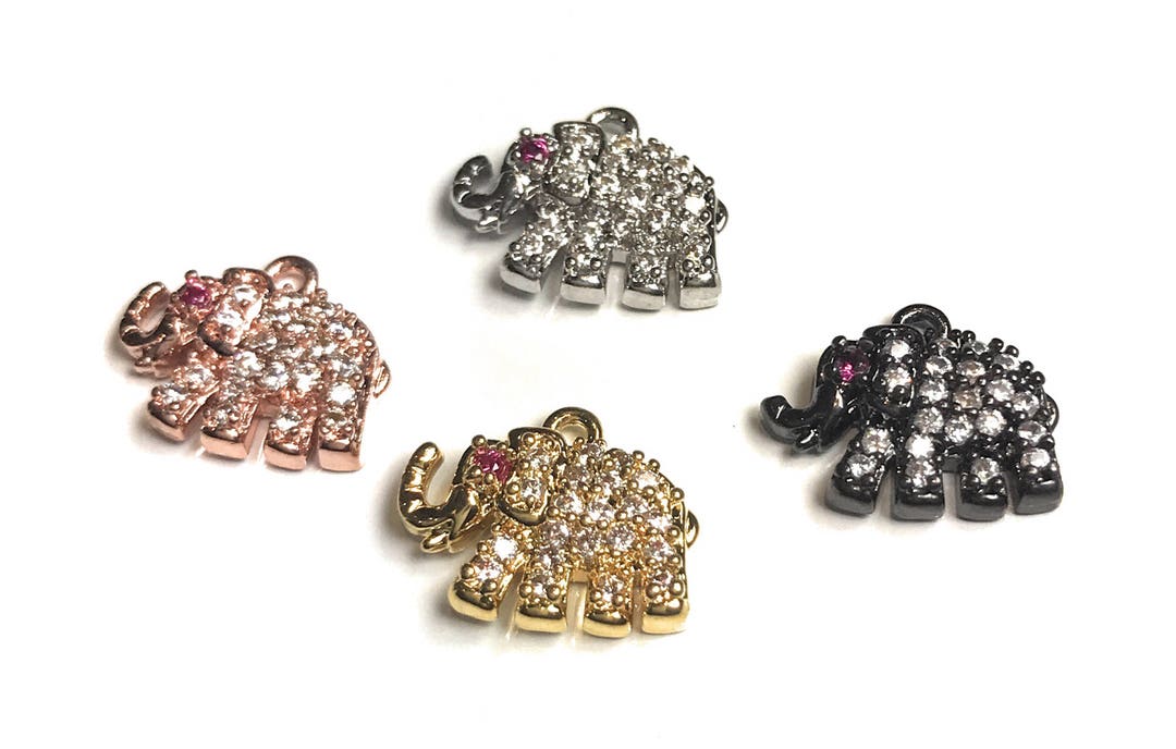 Elephant Charms Animal Charm Bracelet Charm Bulk Charms Etsy