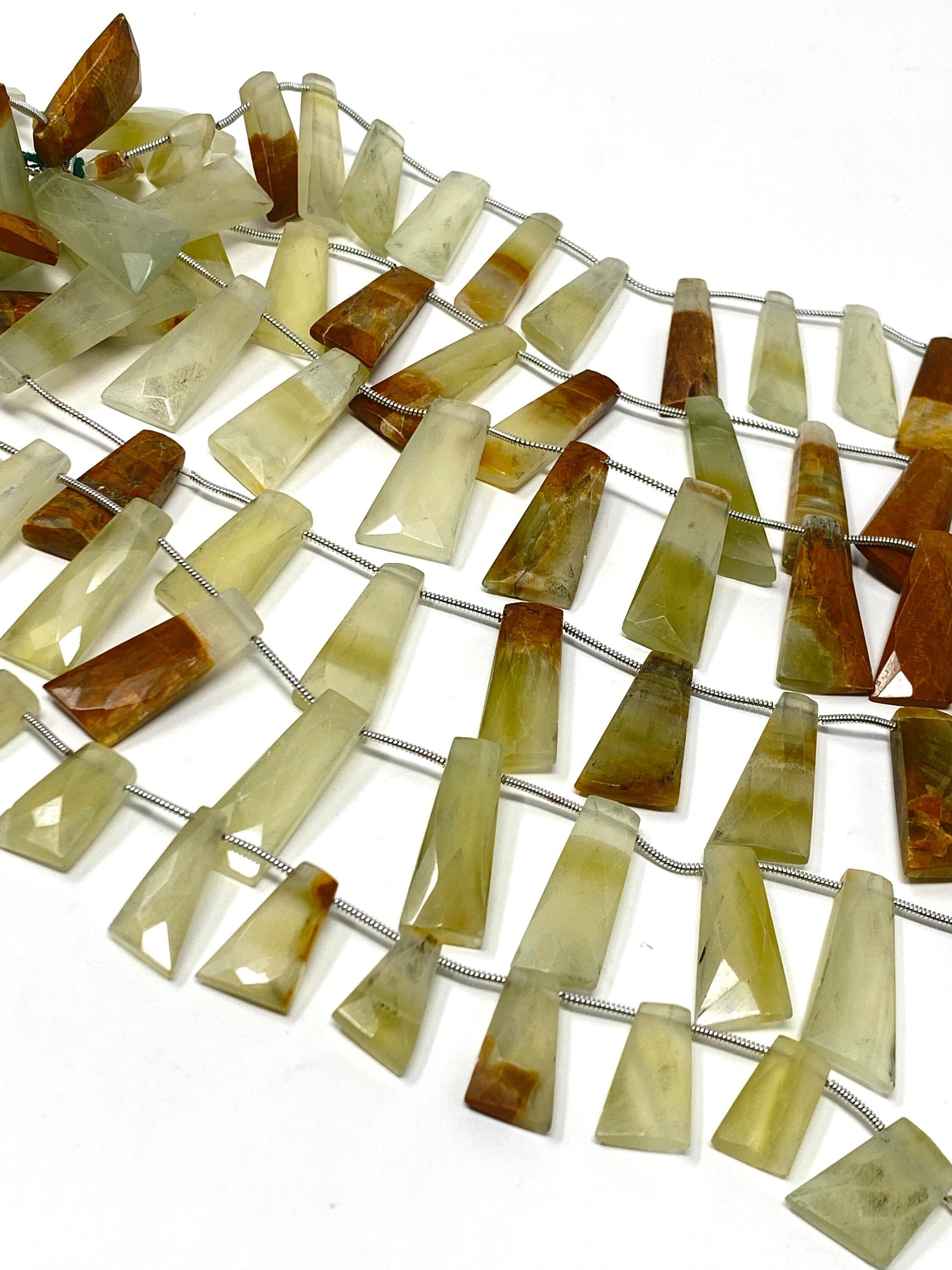 Natural Bio Chalcedony Gemstone Beads, Bio Chalcedony Faceted Beads, Jewelry Supplies, Wholesale Bulk Beads, 8” Strand