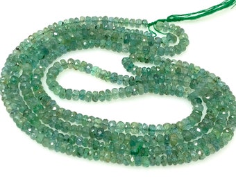 Emerald Beads, Zambian Emerald Beads, Natural Emerald Beads, Gemstone Beads, Wholesale Beads, Jewelry Supplies, Jewelry Making, 16" Strand