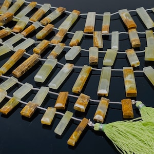 Natural Bio Chalcedony Beads, Chalcedony Gemstone Beads, Jewelry Supplies, Wholesale Bulk Beads, 7.75” Strand