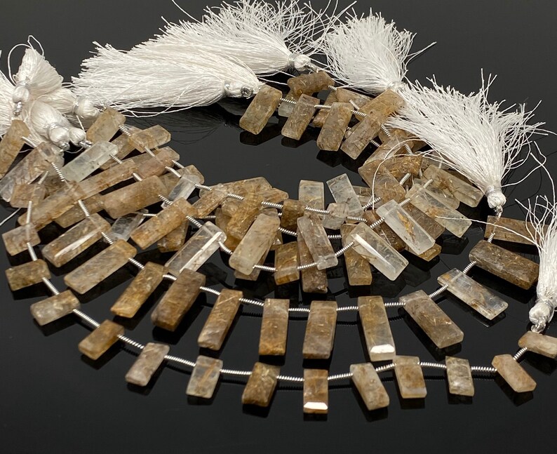 Natural Copper Rutile Gemstone Beads, Jewelry Supplies, Wholesale Bulk