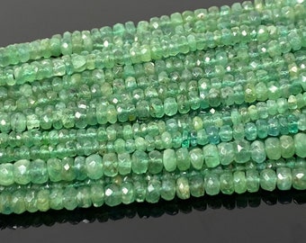 8" Emerald Beads, Zambian Emerald Beads,  Wholesale Bulk Gemstone Beads, Jewelry Supplies