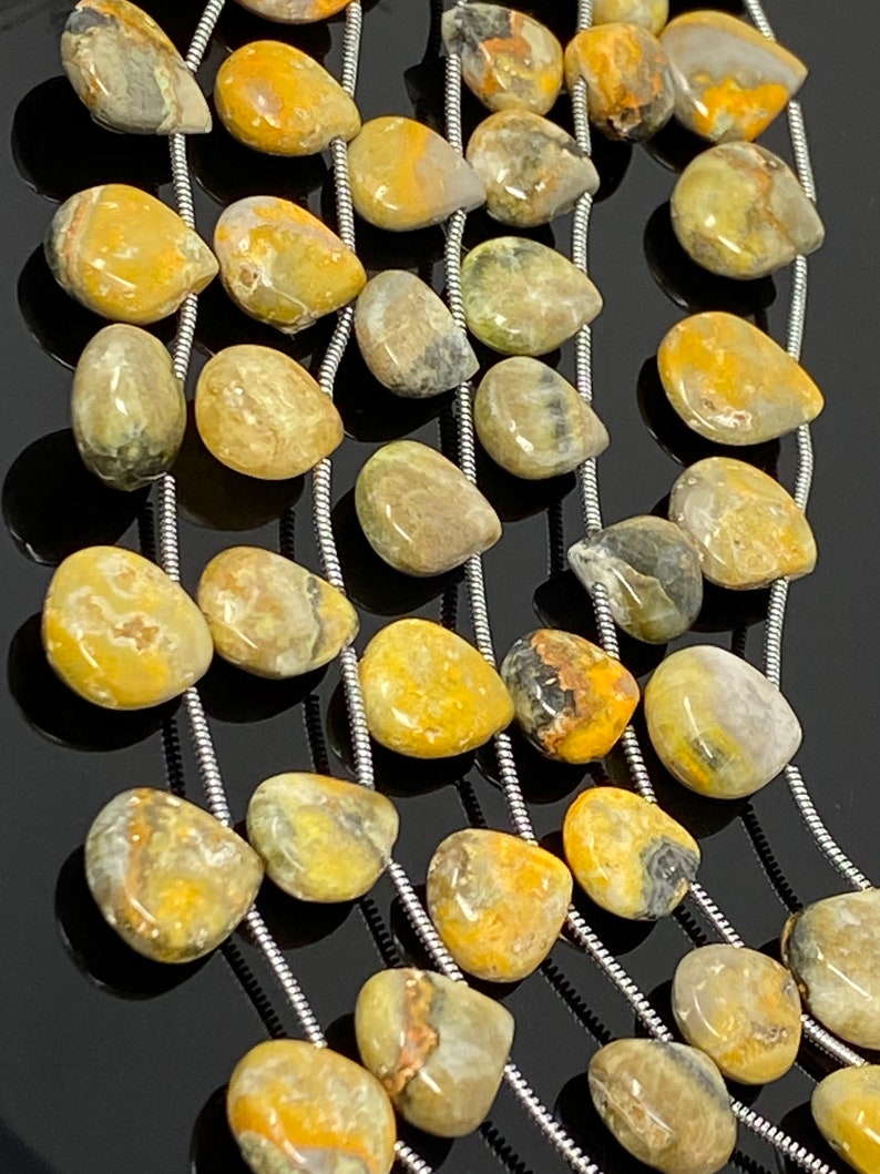 Natural Bumble Bee Jasper Beads Jasper Gemstone Beads Bulk Etsy