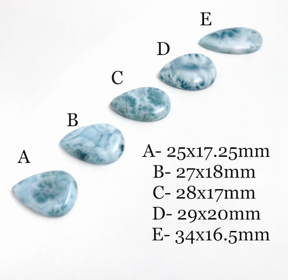 Lot De 9 Pierres Précieuses Larimar Dominicain Brut - 188 Carats - Cabochons Naturels - Vrac