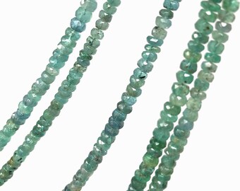 13" Zambian Emerald Gemstone Beads, Wholesale Bulk Beads, Jewelry Supplies, DIY Jewelry Making, 3mm - 6mm