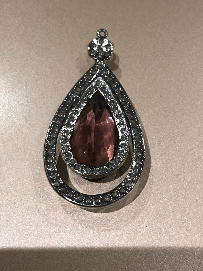 Pendant Charms Diy Jewelry Jewelry Findings Large Dangle Charms Silver Findings Jewelry Making Amethyst Charms Jewelry Supplies