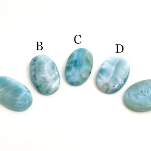 Larimar Cabochon, Loose Gemstone, Blue Larimar, Large Cabochon, Natural Gemstones, Gemstone Cabochons, Wire Wrapping,  Jewelry Supplies