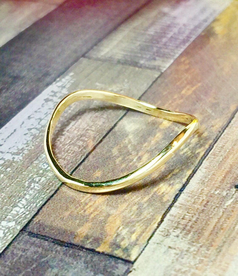 SALE 14k 10k Solid Gold Ladies Thumb Ring Gold Band Rings Etsy