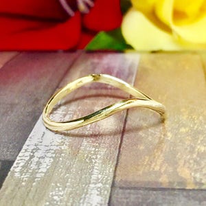 SALE 14k 10k Solid Gold Ladies Thumb Ring - Gold Band Rings - Gold Stacking Rings - Gold Ladies Rings - Gold Promise Ring - Gold Wedding Ban