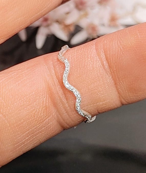 Stardust Thumb Ring - 925 Sterling Silver Midi Ring Gold - Gold