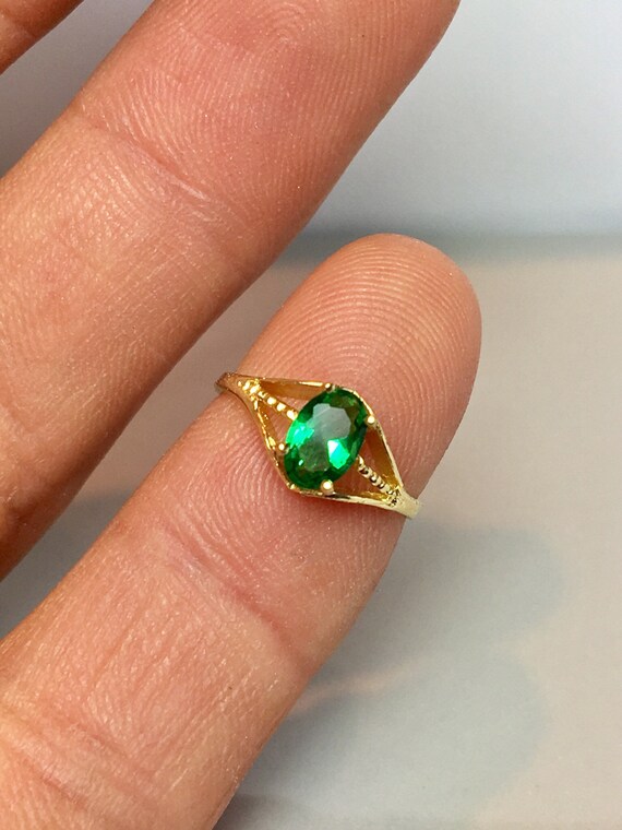 Cute Baby rings 14k Real gold - Gold Birthstone Ri