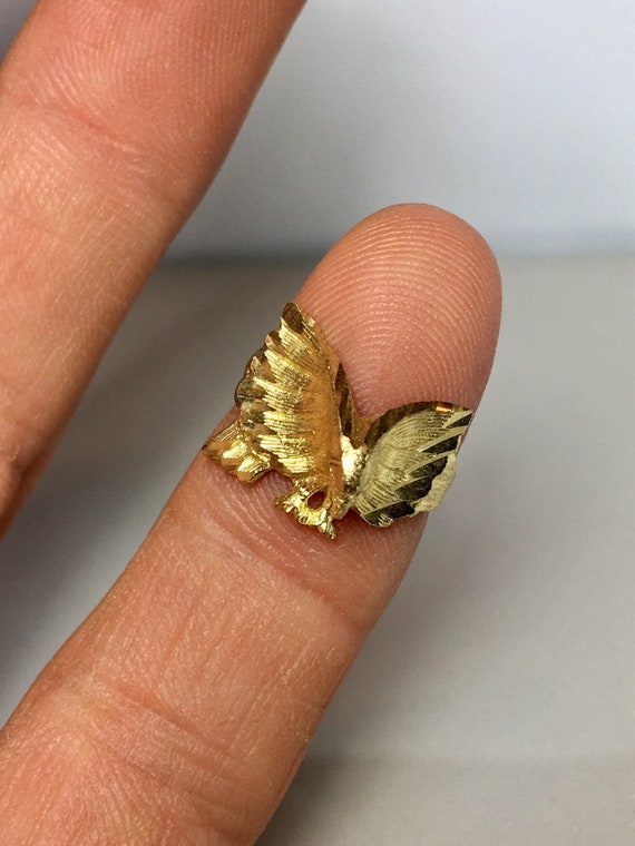 Vintage 10k solid gold Baby Eagle ring - Kids gol