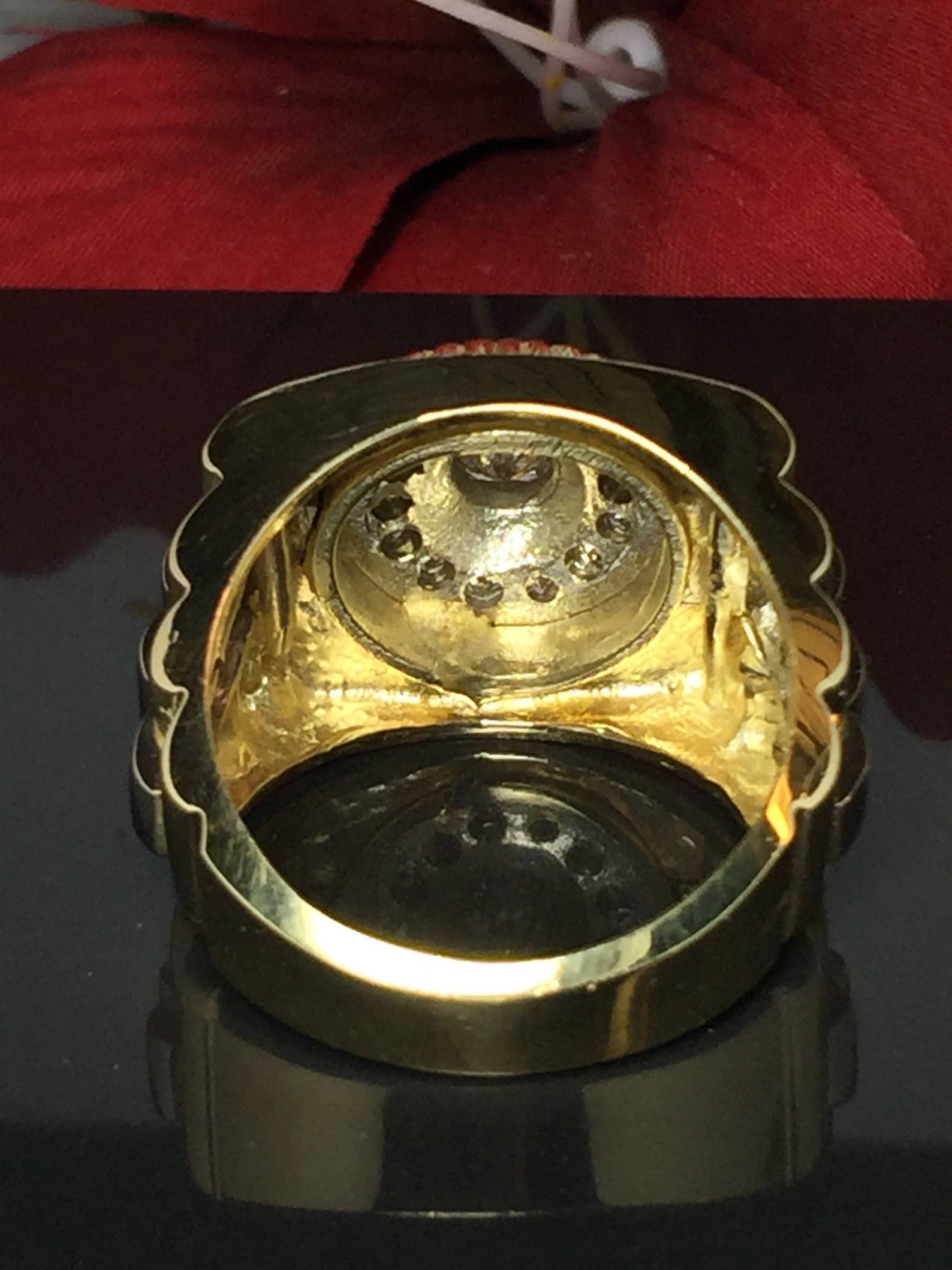 14k Gold Men's Rolex Ring Men Pinky Ring Hipster Rings Etsy