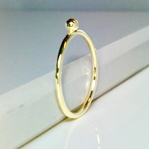 14k 10k Solid Gold Pinky Ring Baby Ring Midi Ring Newborn Ring Newborn ...