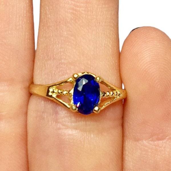 Solid Gold Baby Ring Etsy