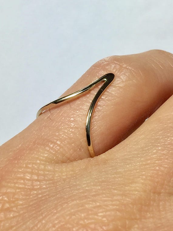 10k gold midi rings
