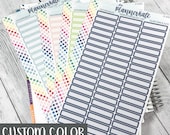 CLR-3 || CUSTOM COLOR Basic Label Planner Stickers (S-982) photo