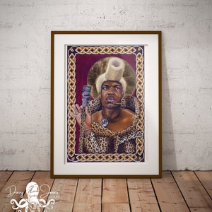 The Fifth Element Print Fan Art Ruby Rhod Print Wall Decor Movie Poster ...
