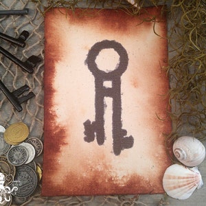 Handgemaakte canvasrol - waterdicht perkament voor LARP - vintage bruiloftsdecor - op maat bedrukte rol - middeleeuws perkamentaccessoire