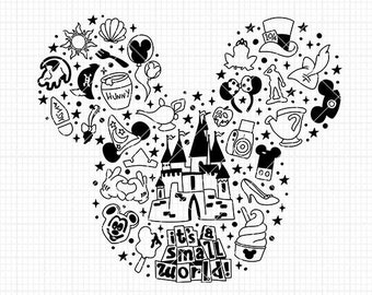 Its A Small World Svg Etsy