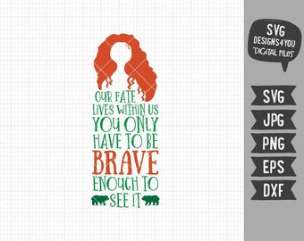 Our Fate Lives Within Us Our Fate Lives Within Us Svg Disney Inspired Svg Disney | Etsy