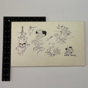 AUTHENTIC Vintage Tattoo Artwork
