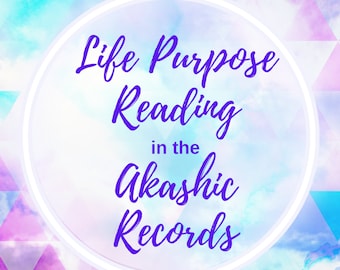 Akashic Records Life Purpose Reading Audio Recording mp3 Spiritual Guidance