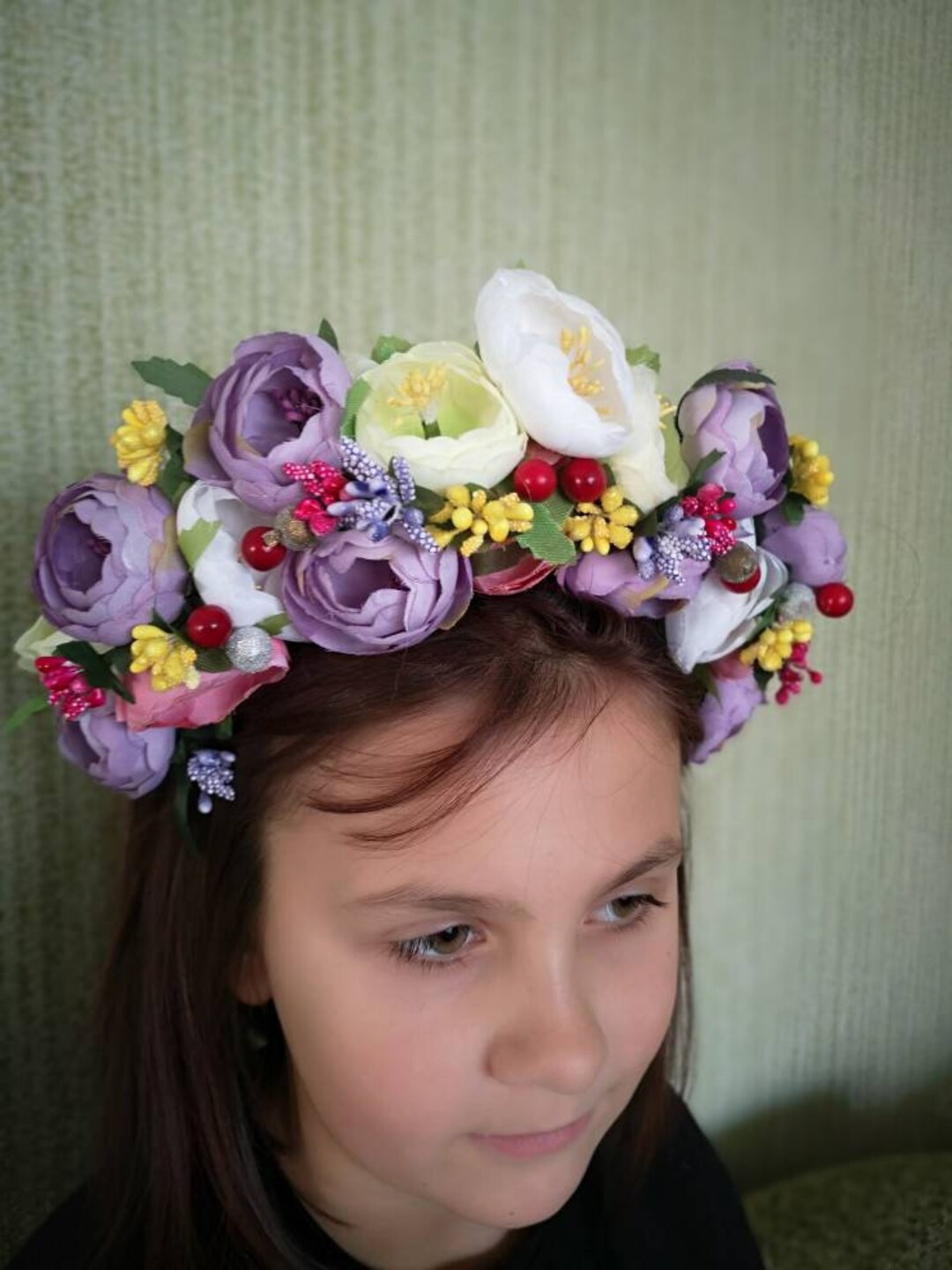 Ukrainian Flower Crown Ukrainian Flower Crown Ukrainian Etsy