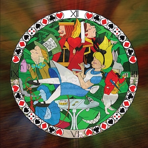 Alice Through Stained Glass Print