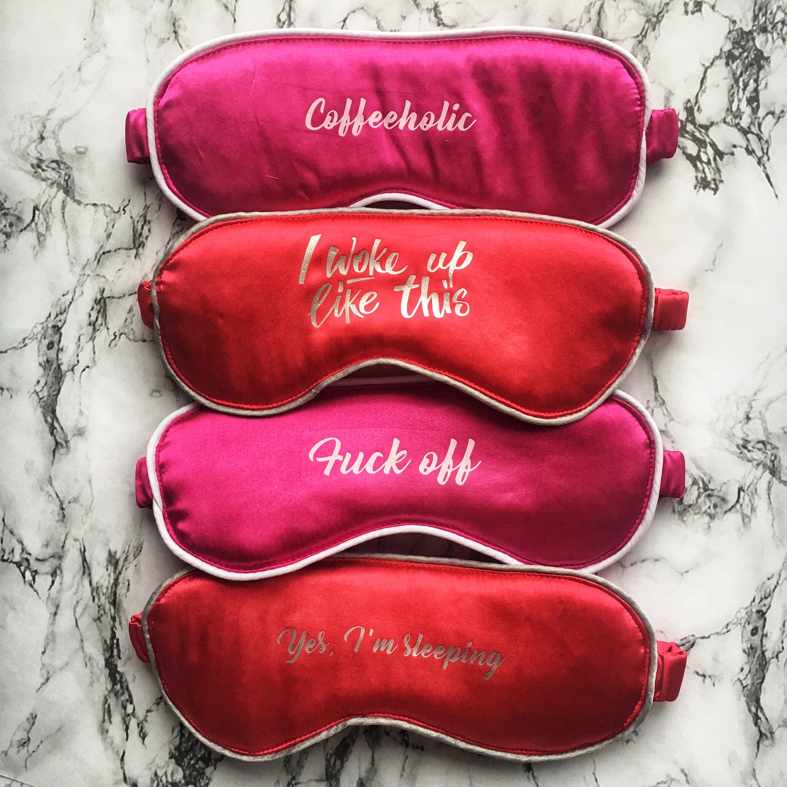 Funny Sleep Mask Pack Silk Sleep Mask For Women Bachelorette Etsy