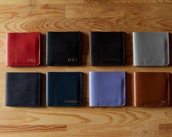 Personalized wallet, mens card wallet, engraved wallet, groomsmen wallet, leather wallet, custom wallet, boyfriend gift, leather anniversary