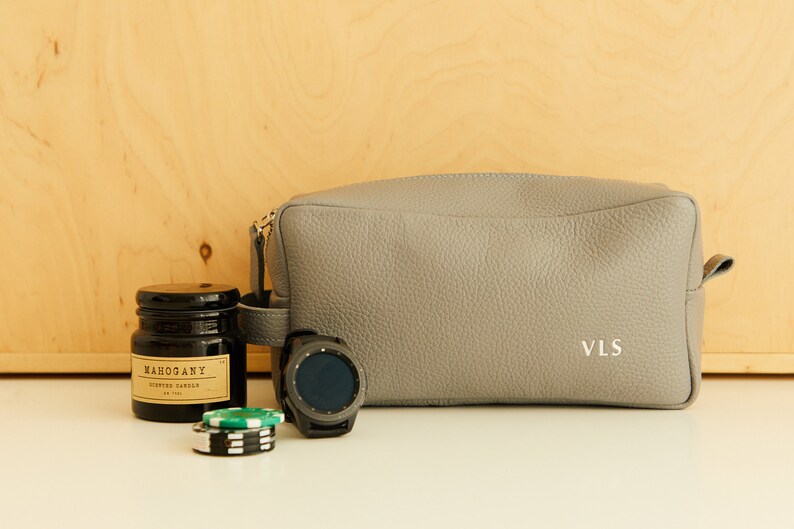 Personalized Shaving Kit Groomsmen Gift Set Leather Dopp Kit Etsy