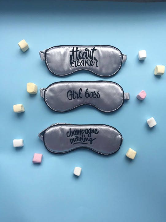 Satin sleep mask Funny sleep mask Sleep mask for women Eye Etsy