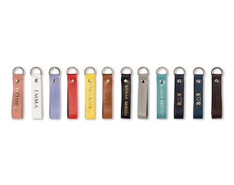 Personalized leather keychain, purse custom charm, monogrammed leather key fob, coordinates key chain, keychain accessories, bag charm