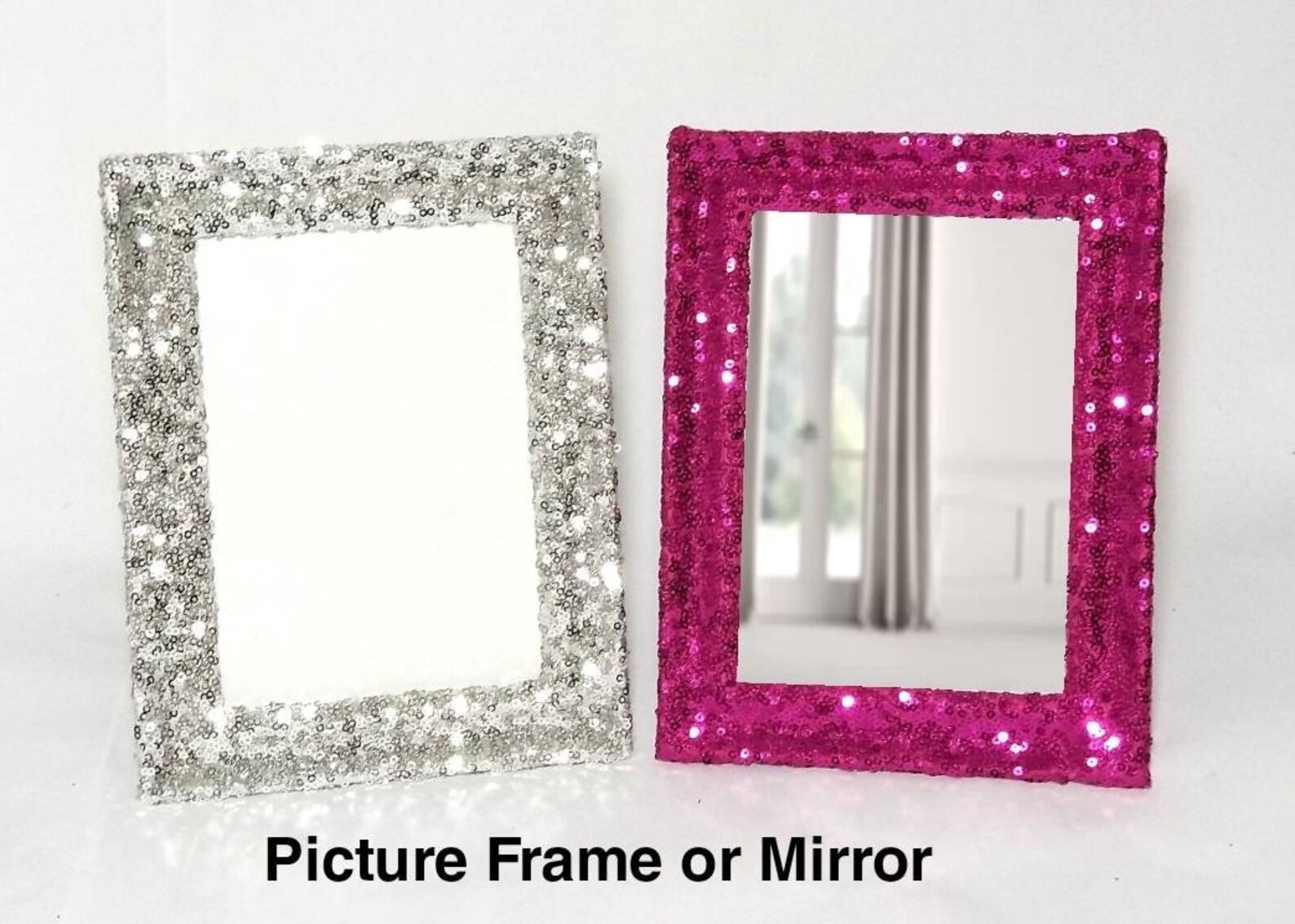4x6 5x7 8x10 11x14 Picture Frame Sequin Wrapped Photo Border Etsy