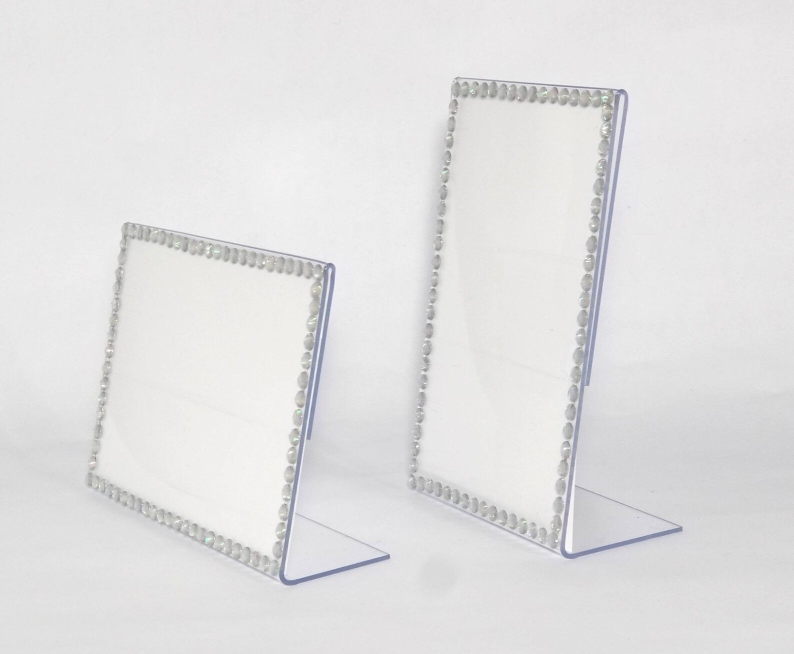 Bling Picture Frame 4x6 5x7 8x10 Sparkle Rhinestones Acrylic Etsy